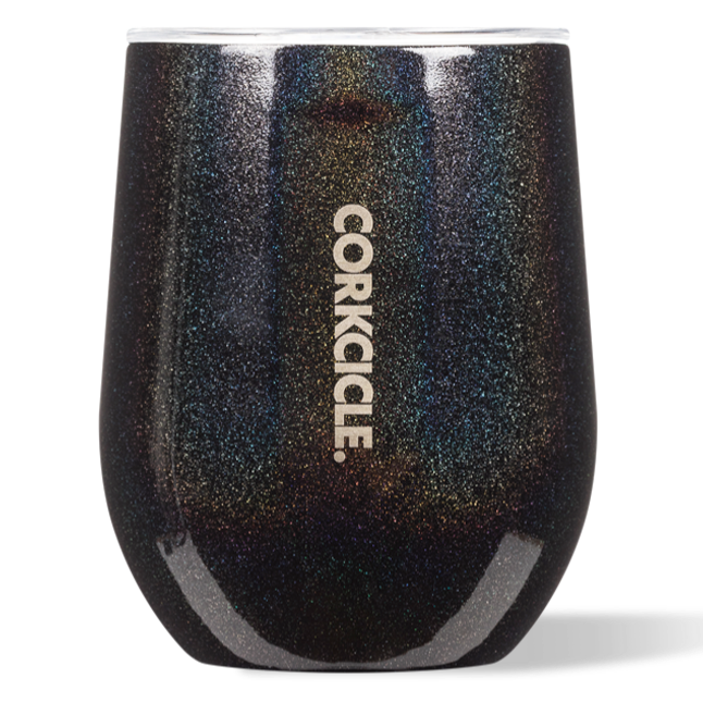 Corkcicle Stemless | 12oz Unicorn Magic Black
