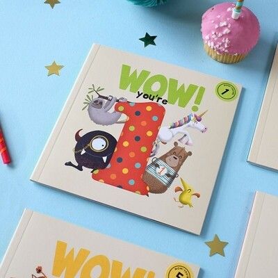 WOW! You're 1 - Birthday Card/Book
