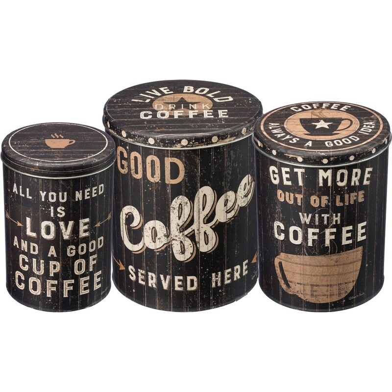 Tin Bins - Coffee