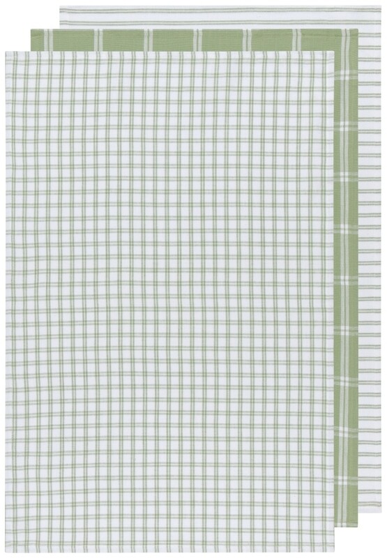 Now Designs Tic Tac Toe Dishtowels (Set of 3) | Sage