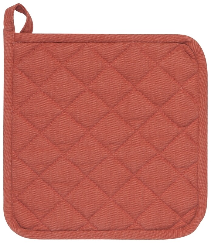 Danica Heirloom Stonewash Potholder - Clay