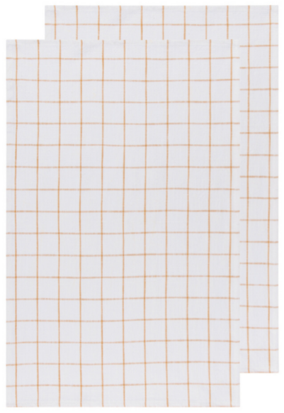 Danica Heirloom Vintage Wash Towels (Set of 2) | Ochre