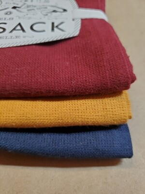 Now Designs Floursack Dishtowels (Set of 3) - Wine/Maize/Midnight