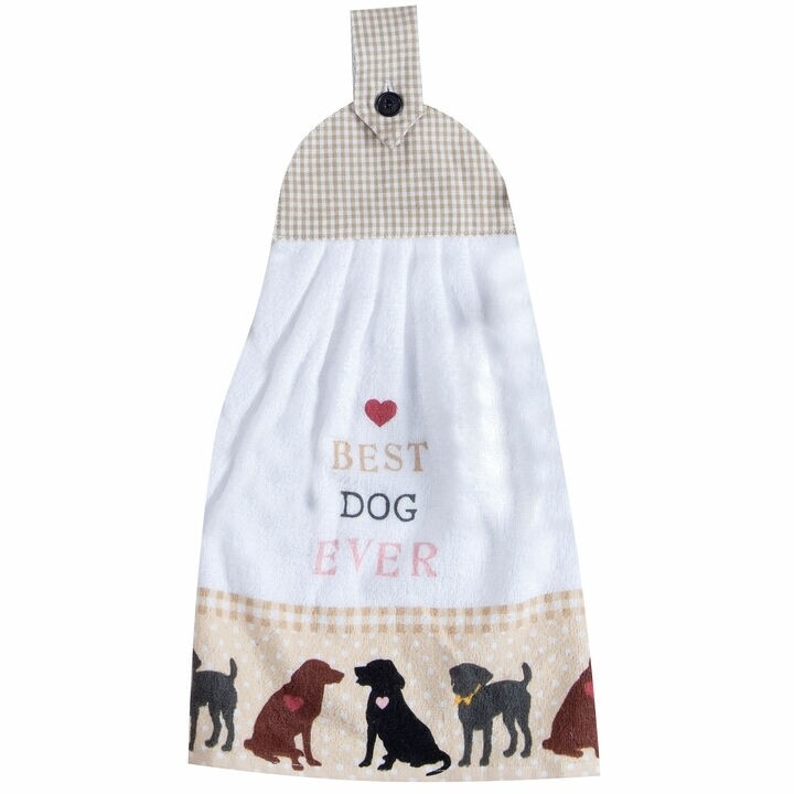 Kay Dee Designs Hang-up Towel | Best Dog Ever