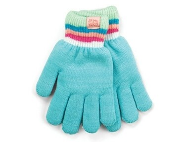 Britt's Knits Kid's Play All Day Fuzzy Lined Gloves | Light Blue