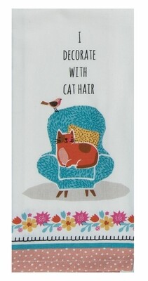 Kay Dee Designs Tea Towel | Crazy Cat Hair