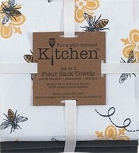 Kay Dee Designs Flour Sack Towel (Set of 3) | Queen Bee