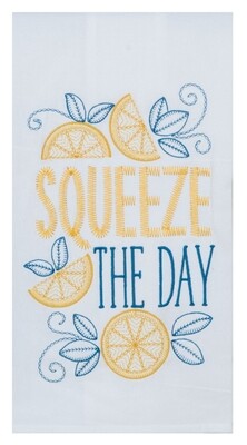 Kay Dee Designs Embroidered Flour Sack Towel | Squeeze the Day