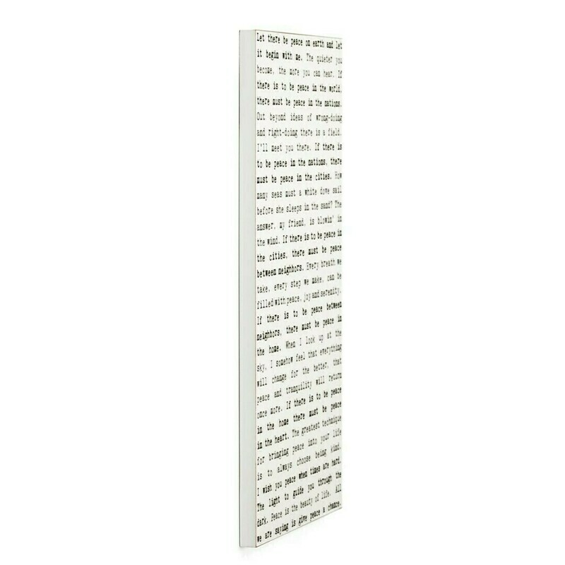 Cedar Mountain Typewriter Wall Art - Friendship