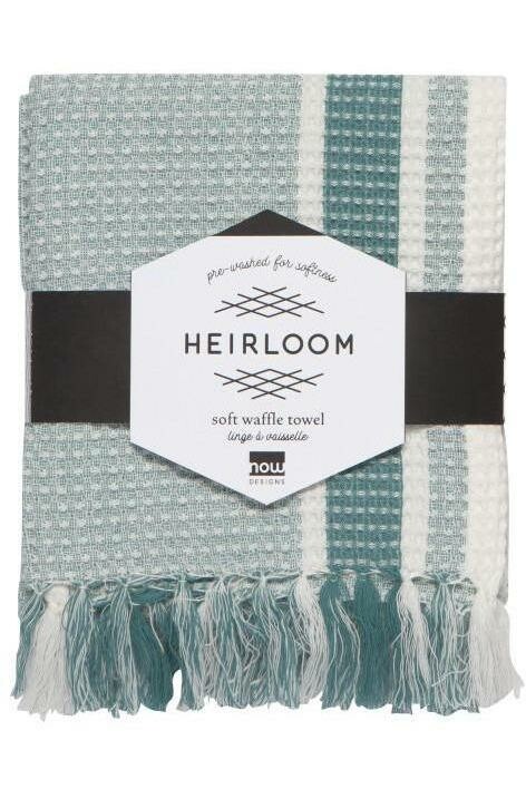 Danica Heirloom Soft Waffle Dishtowel | Lagoon