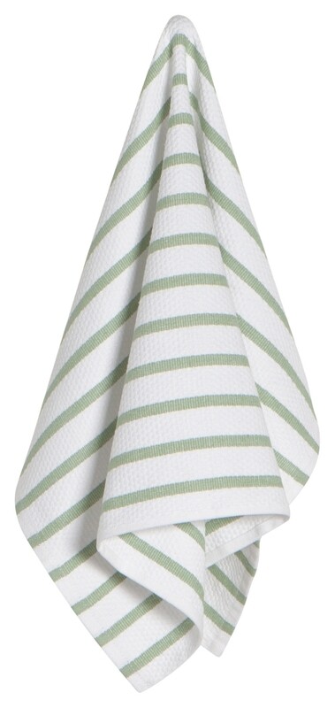 Now Designs Basketweave Dishtowel - Sage