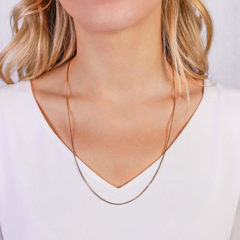 Pilgrim Gold Nancy Classic Chain Necklace 60 cm