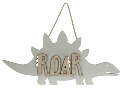 GANZ Cut Out Dino Hanging Sign - Roar