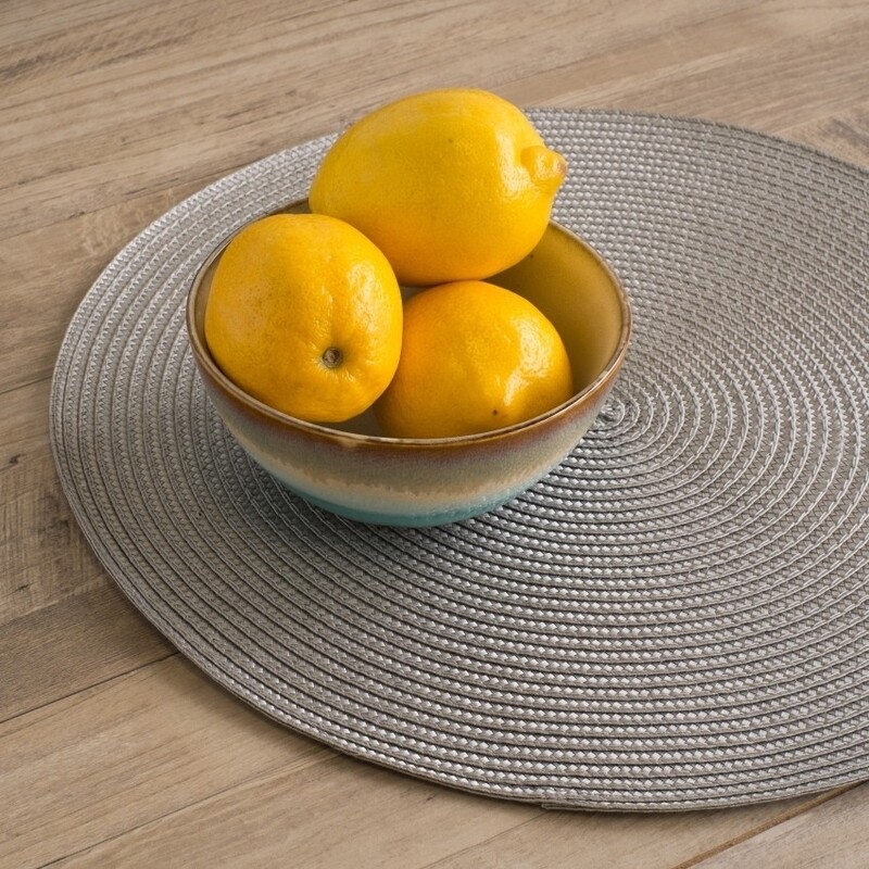 Now Designs Disko Placemat | Cobblestone