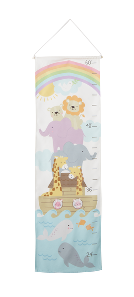 GANZ Noah's Ark Canvas Growth Chart