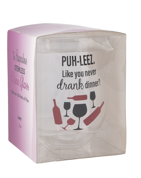 The Stupendous Stemless Wine Glass - Drank Dinner