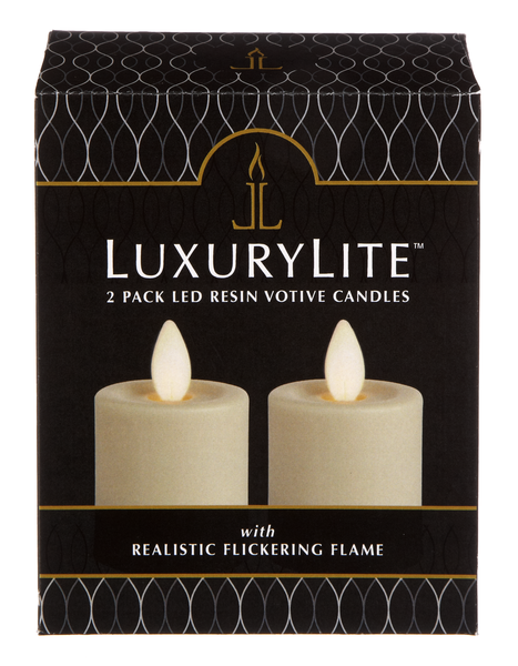 Luxury Lite Votives (Set of 2) - Ivory