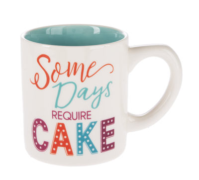 GANZ Cake Mug - Some Days Require Cake