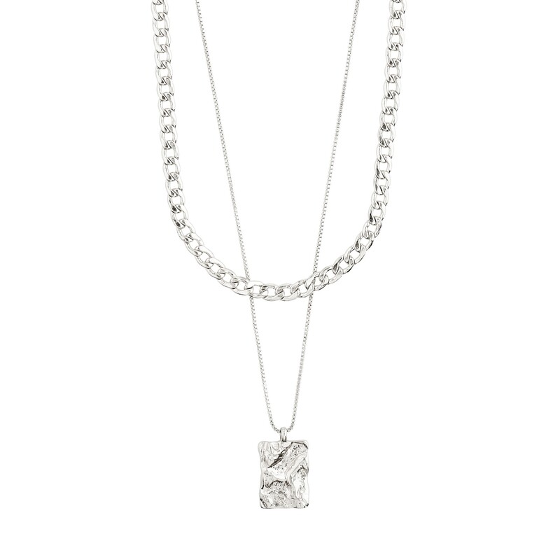 Pilgrim Silver Bathilda 2-in-1 Necklace