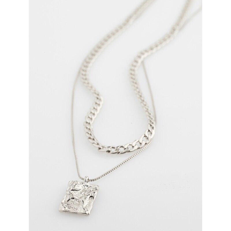 Pilgrim Silver Bathilda 2-in-1 Necklace