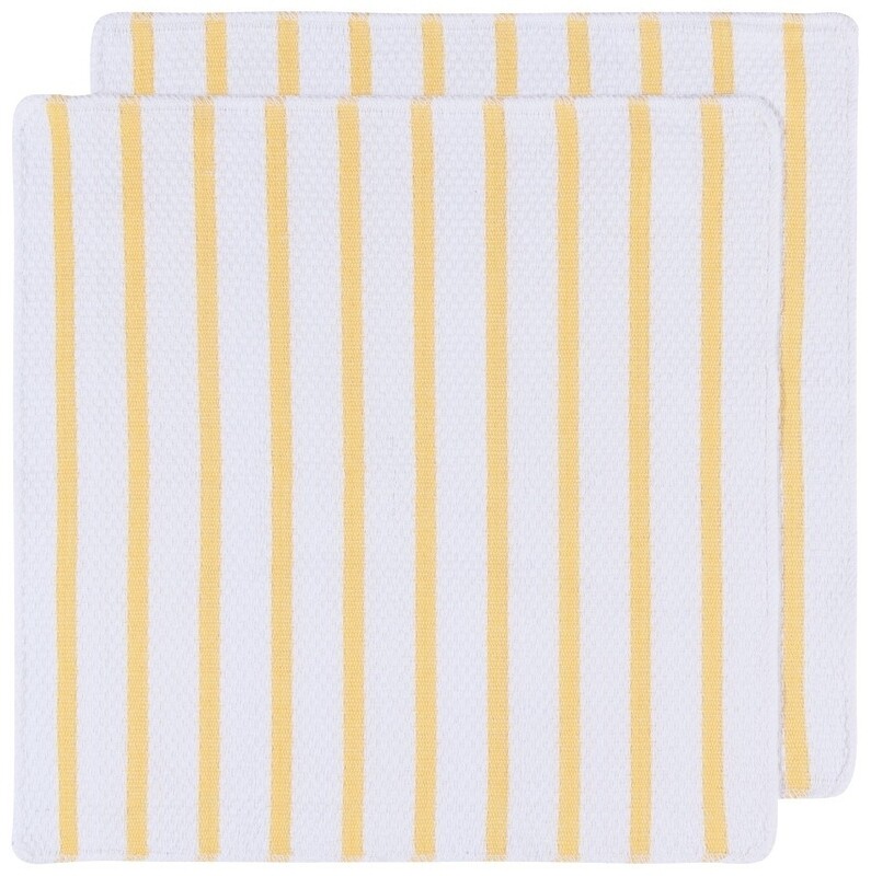 Now Designs Basketweave Dishcloths Set of 2 - Lemon