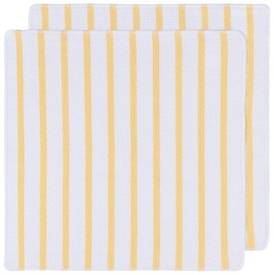 Now Designs Basketweave Dishcloths Set of 2 - Lemon