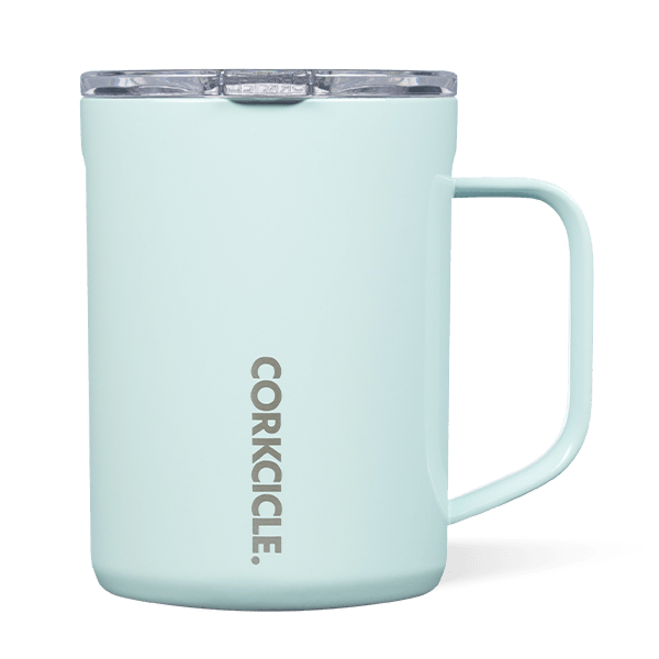Corkcicle Coffee Mug | 16oz Gloss Powder Blue