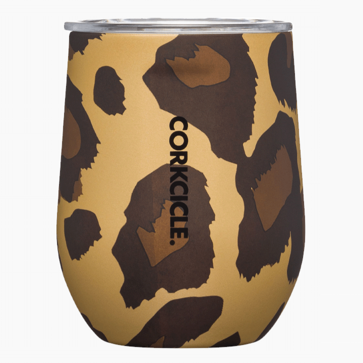 Corkcicle Stemless | 12oz Luxe Leopard