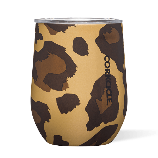 Corkcicle Stemless | 12oz Luxe Leopard