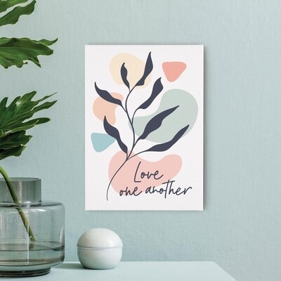 P.G. Dunn Small Canvas - Love One Another