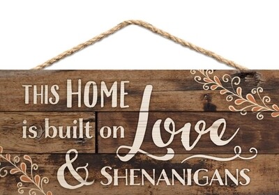 P.G. Dunn Small String Sign - Love & Shenanigans