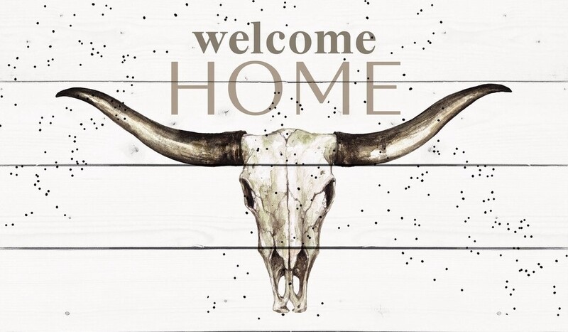P.G. Dunn 12 Gauge Pallet Sign - Welcome Home