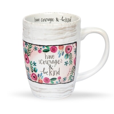 Brownlow Floral Mug - Have Courage
