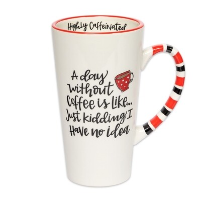 Brownlow Simply Sassy Latte Mug - A Day Without Coffee