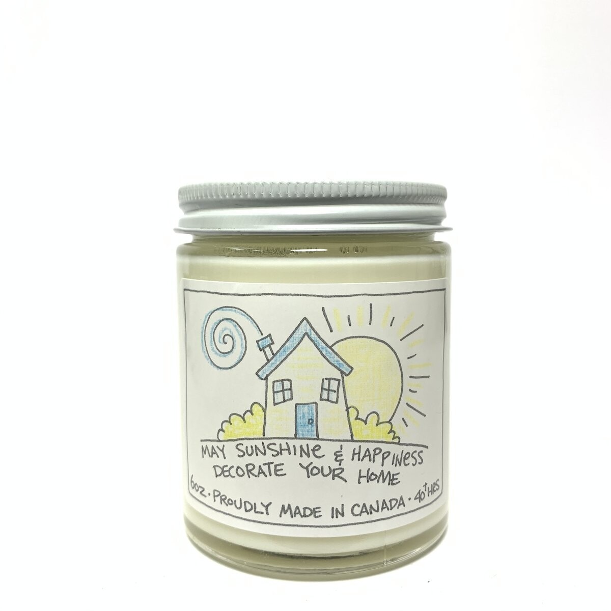 Serendipity 6 oz Soy Candle Jar | Sunshine and Happiness
