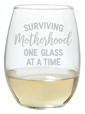 Carson Stemless Wine Glass - Motherhood