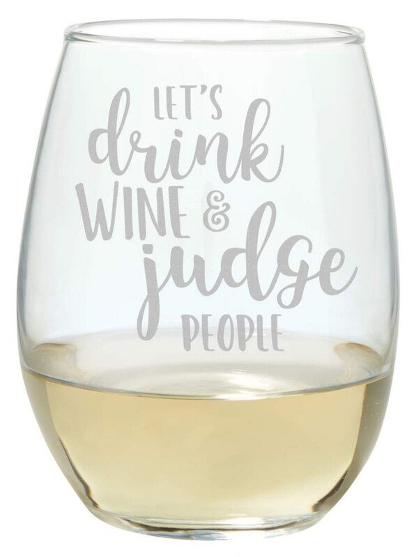 Carson Stemless Wine Glass - Drink &amp; Judge