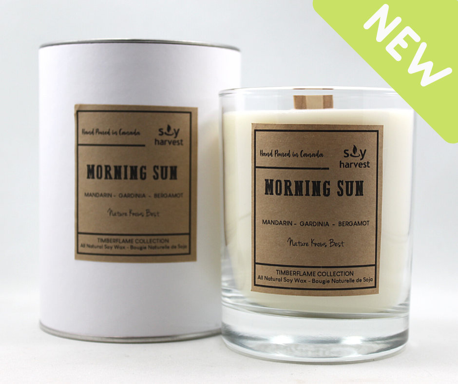 Soy Harvest Timberflame Candle - Morning Sun