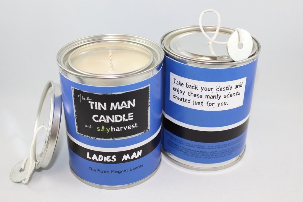 Tin Man Collection Candle - Ladies Man