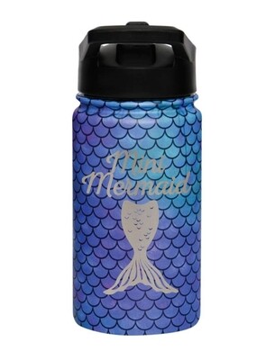 Carson 14oz Stainless Steel Children's Sport Bottle - Mini Mermaid