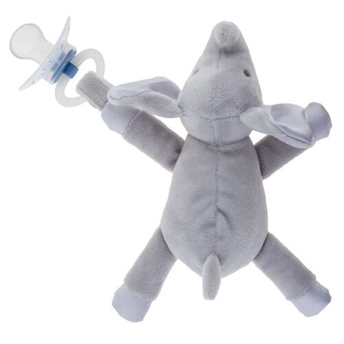 Stephen Joseph Pacifier Plush - Elephant