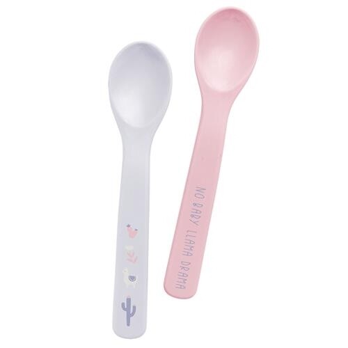Stephen Joseph Silicone Spoon Set - Llama
