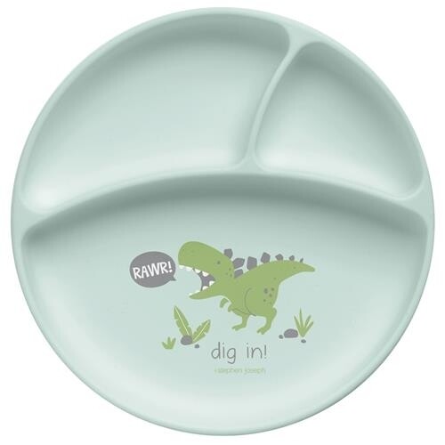 Stephen Joseph Suction Cup Silicone Plate - Dino