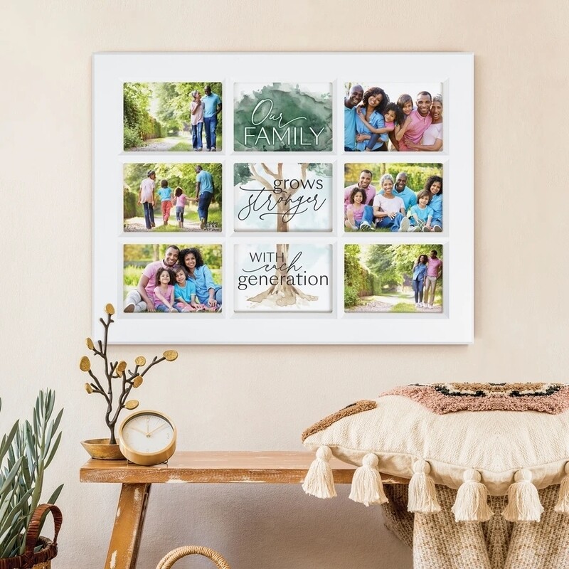 P.G. Dunn Photo Frame - Our Family Grows Stronger