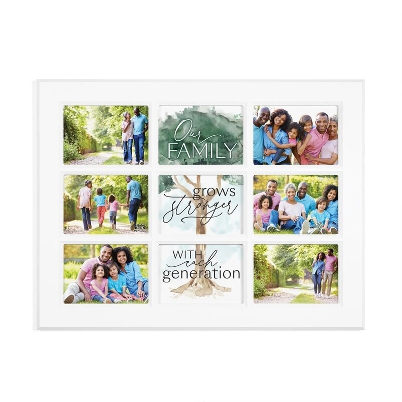 P.G. Dunn Photo Frame - Our Family Grows Stronger