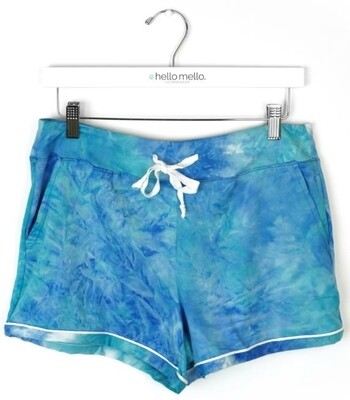 Hello Mello Dyes The Limit Shorts - Aqua