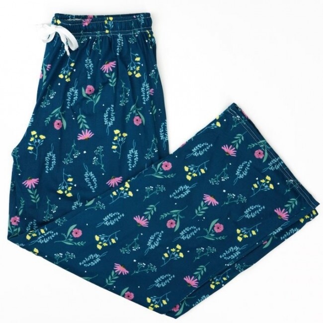 Hello Mello Dreamscape Lounge Pants - Teal Floral