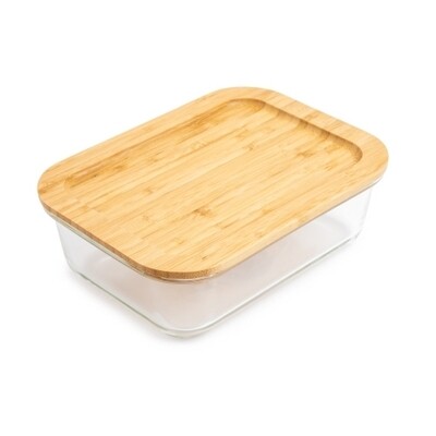 Core Kitchen | Glass Food Storage with Bamboo Lid (50oz)