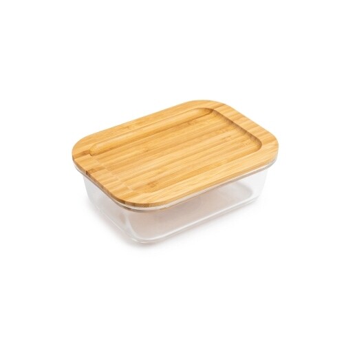 Core Kitchen | Glass Food Storage with Bamboo Lid (21oz)