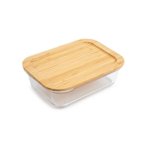 Core Kitchen | Glass Food Storage with Bamboo Lid (35oz)
